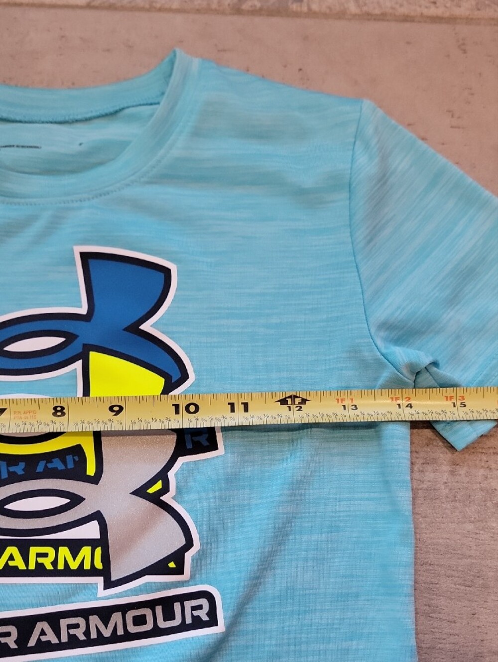 Under Armour Boys' Short Sleeve Tees - Light Blue, Teal & Navy - Picture 3 of 14